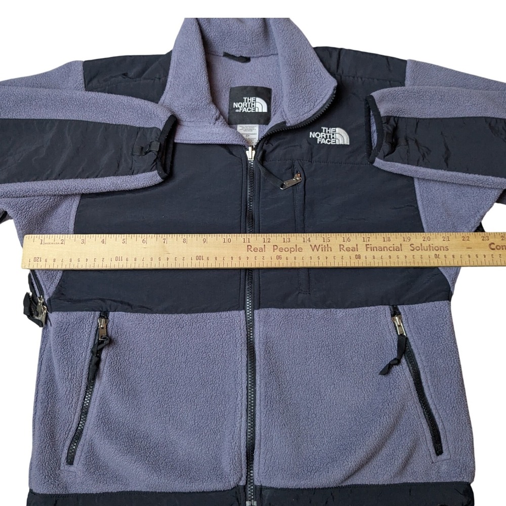 The North Face Retro Denali Fleece Full Zip Two-Tone Jacket Women's Small - Picture 5 of 6